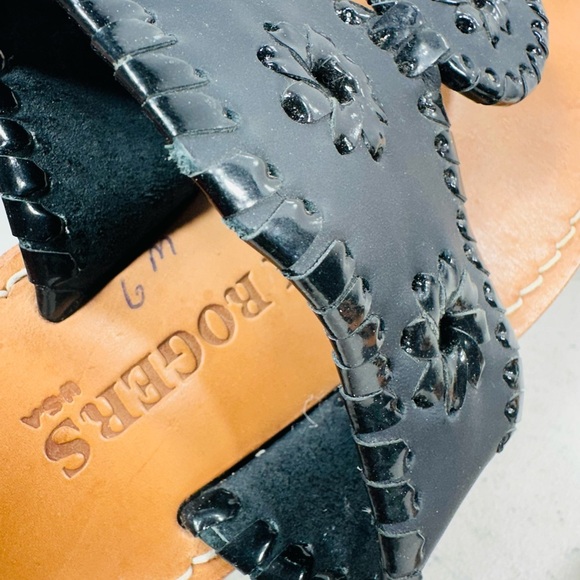 Jack Rogers Women's Black Sandals size 6M - Picture 8 of 8